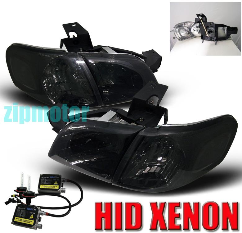 97-05 chevy venture/99-05 montana/97 98 trans sport smoke head lights+corner+hid