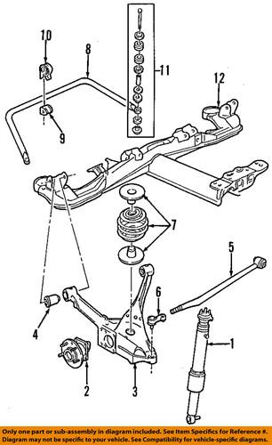 Gm oem 19300080 rear shock absorber