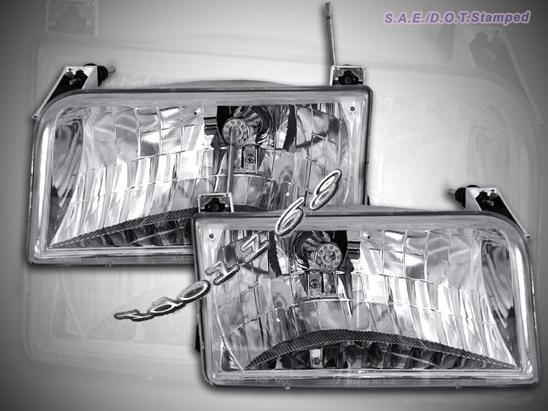 92-96 ford bronco f-150/250/350 euro crystal headlights