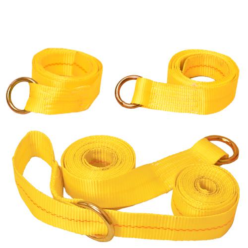 4 pack of 9' tow dolly chevron wrecker wheel lift lasso straps