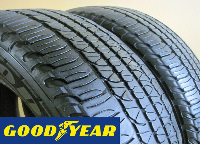 2(pair) goodyear fortera hl 245/60r18 7/32 tread 70%life remaing 245 60 18 