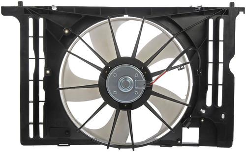 Single fan assy 2010-09 toyota corolla w/ 1.8l platinum# 2111363