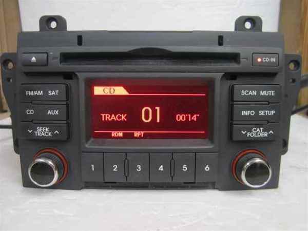 10-12 kia forte mp3 cd satellite bluetooth radio oem