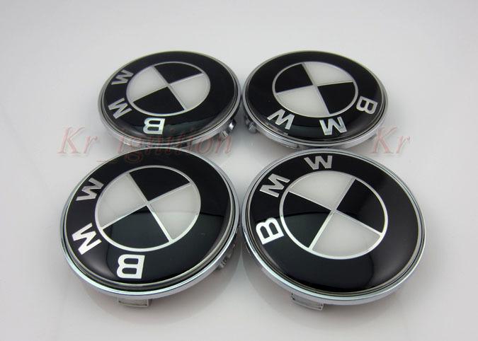 4 pcs 68mm wheel center hub caps for bmw m3 m5 m6 e60 e61 e36 e39 x3 x5 x6 