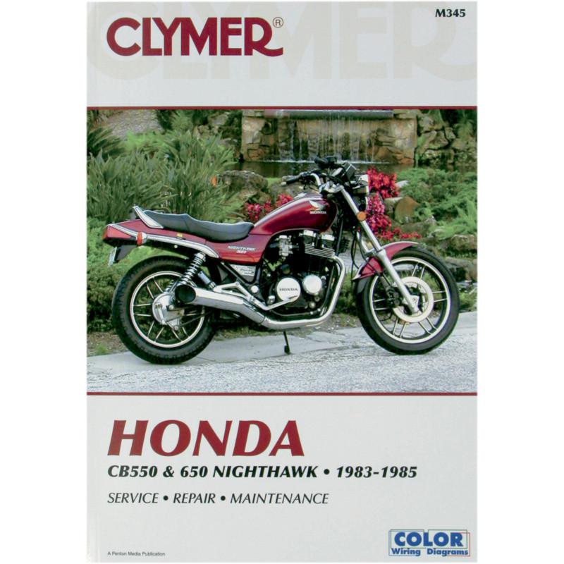 Clymer m345 repair service manual honda cb550/650 nighthawk 1983-1985