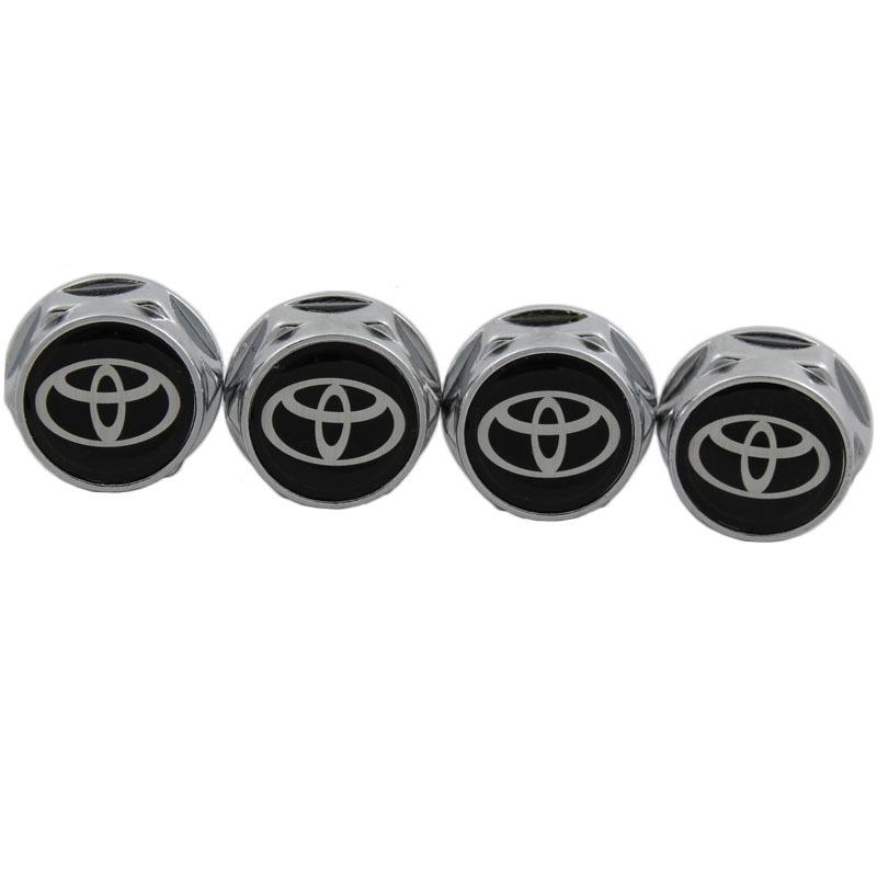 Toyota  logo emblem metal license plate frame bolt screw set (4)  usa shipper 