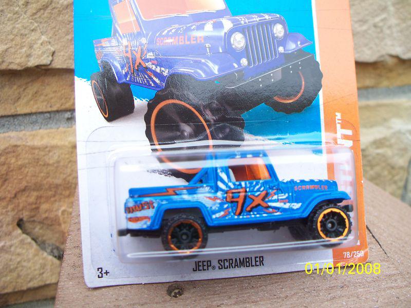 Jeep scrambler by hot wheels toy car new-n-box! *great gift idea 4 the jeep fan!