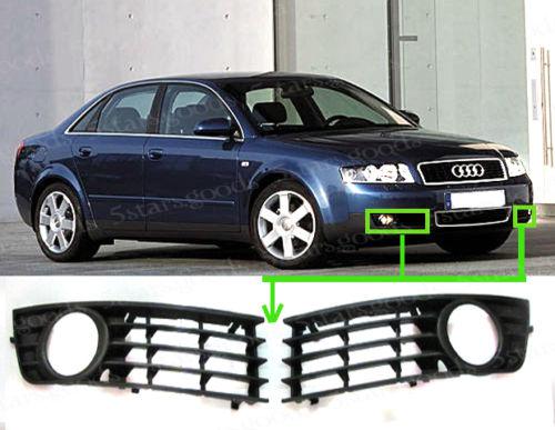 Audi a4 b6 front lower side fog light grille grill pair