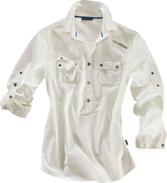 Bmw genuine motorcycle motorrad gs ladies' blouse - color: white - size: xxl