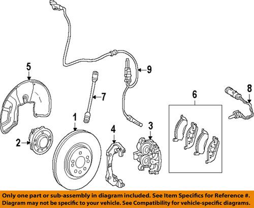 Mercedes-benz-mb oem 1645401017 disc brake pad electronic wear sensor