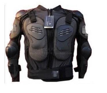 New motorcycle biker armor jacket protector full black m-l-xl-xxl-xxxl