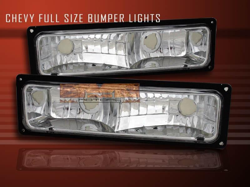 1988-1998 c/k c10 1500/2500/3500 truck/95-98 tahoe/92 93 94 blazer bumper lights