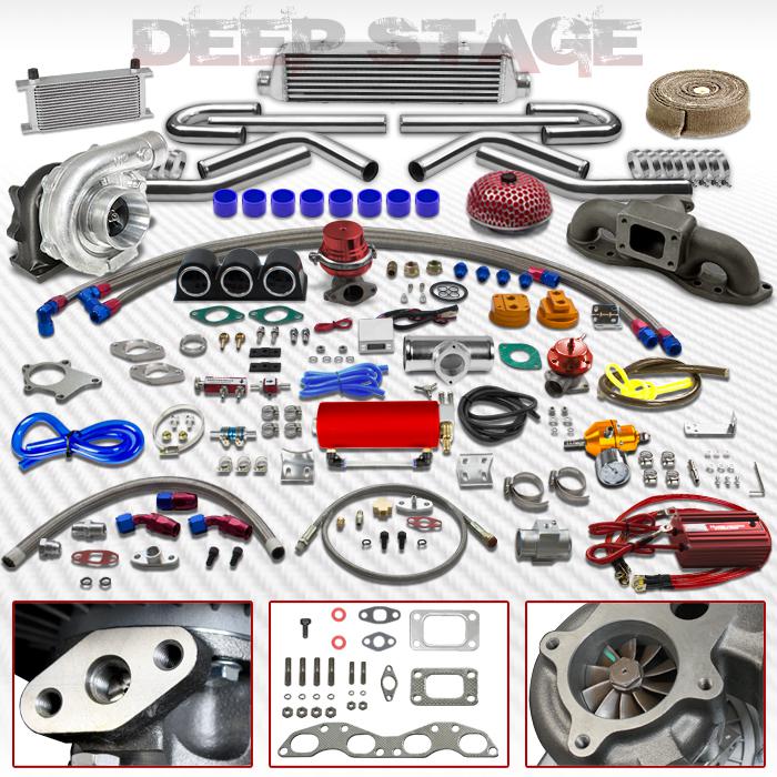 T04e 25pc turbo kit+intercooler+cast manifold+wg 91-98 240sx s13 s14 sr20det