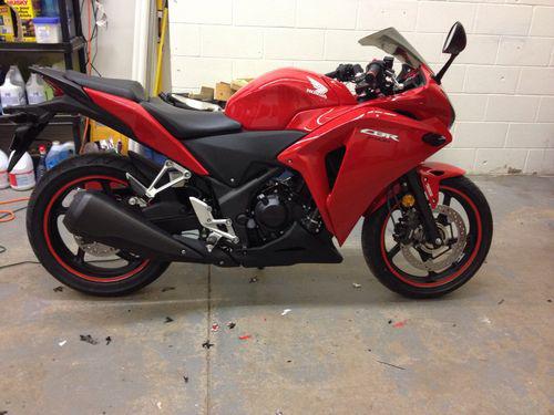 Honda cbr 250r, rim tapes, rim decals, motorcycle, decals, graphics, rims 