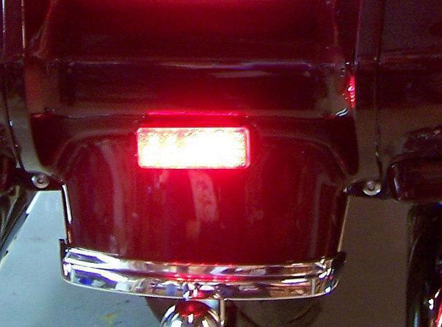 Red led rear reflector / light kit for honda goldwing gl1800 '01- present