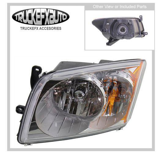 New headlight lamp driver left side clear lens halogen lh hand ch2518118c