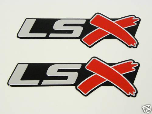 Chevy camaro ss rs lsx engine emblems badges qty 2 new