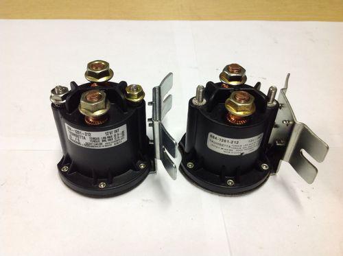 2 trombetta 12 volt solenoids 684-1261-212 int./duty, 4 pole type