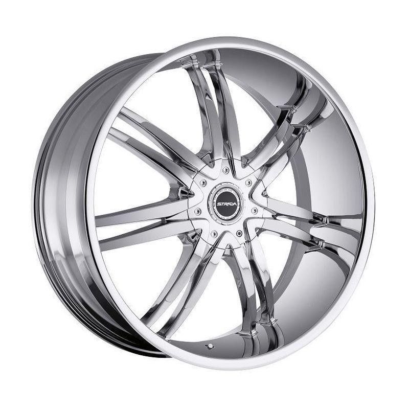 20" inch 6x5.5 6x135 chrome wheels rims 6 lug chevy silverado 1500 sierra f150