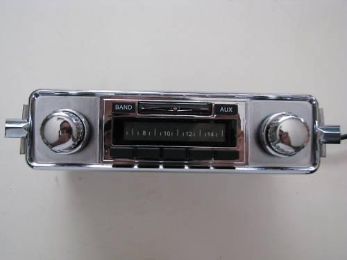 New vw bug beetle bus transporter am fm ipod usb mp3 240 watt vintage look radio