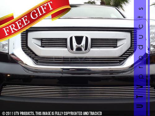 2009 2010 2011 honda pilot billet grille chrome combo kit 4pc custom 09 10 11