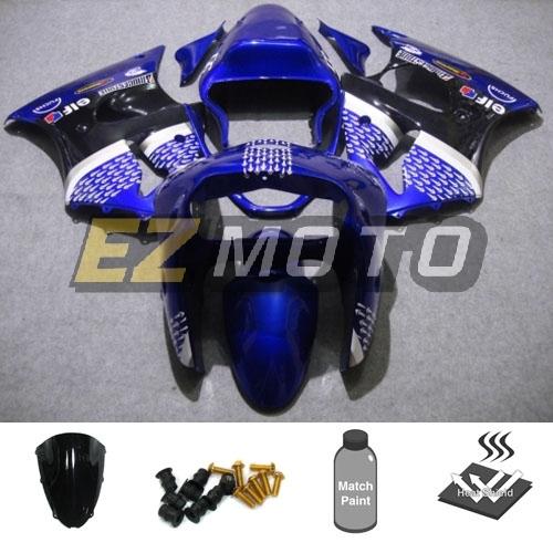 Fairing kit pack w/ windscreen & bolts for kawasaki ninja zx6r 2000 2001 2002 ag