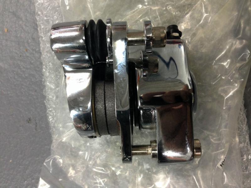 Harley davidson custome chrome chrome front left side brake caliper sportster