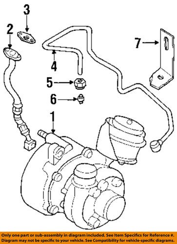 Volkswagen oem 038145771ah turbocharger-oil line