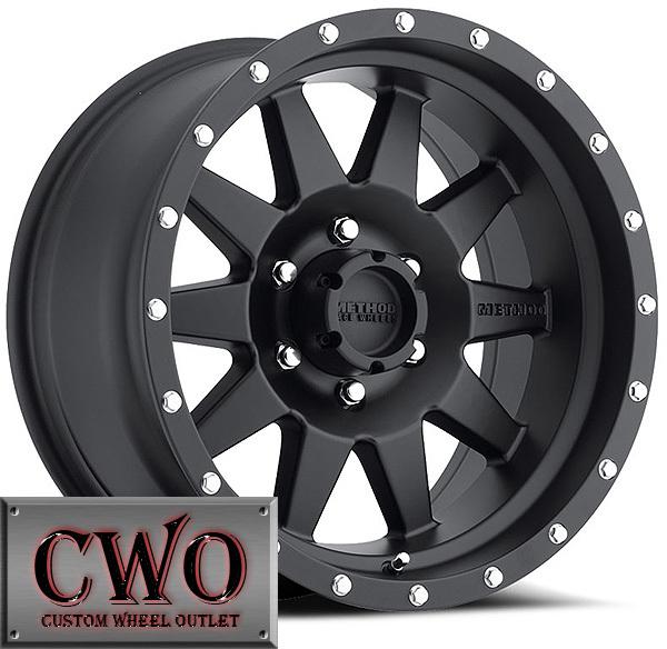 17 black method the standard rims 6x135 6 lug f150 expedition navigator cwo