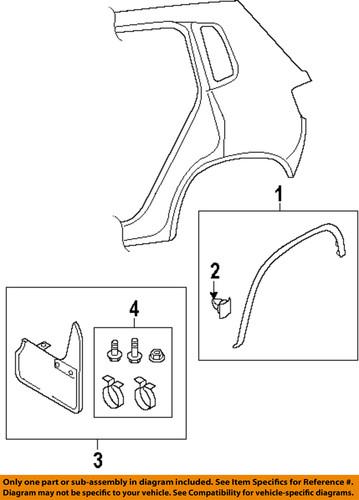 Volkswagen oem 5n0854820c9b9 exterior-wheel opening molding