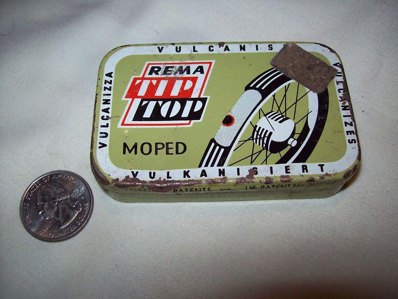 Vintage moped tire repair kit rema tip top vulcanizza 