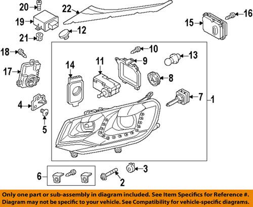 Volkswagen oem 8k0941597e headlamp-ballast