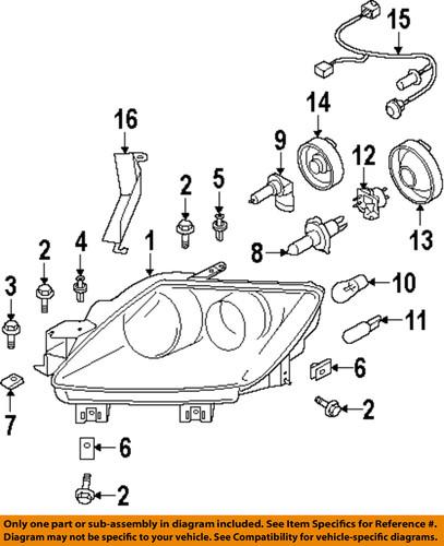 Mazda oem eh44510l0g headlight bulb