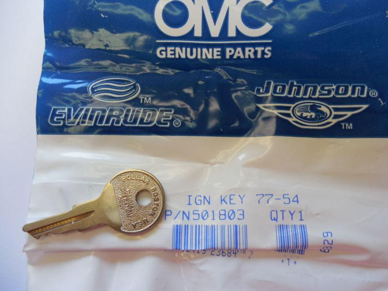 Brp omc johnson evinrude ignition key 77-54   501803   