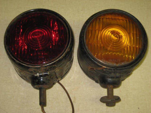 Find LQQK! VinTagE PAIR Rear TELEOPTIC ARROW Turn Signal Lights Car MG