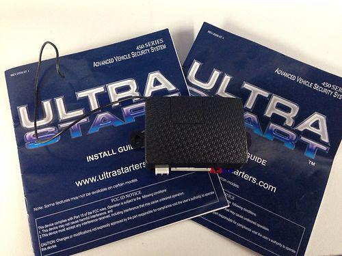 New ultrastart keyless pro alarm module only w/ manual u450 u-450 m11j000684