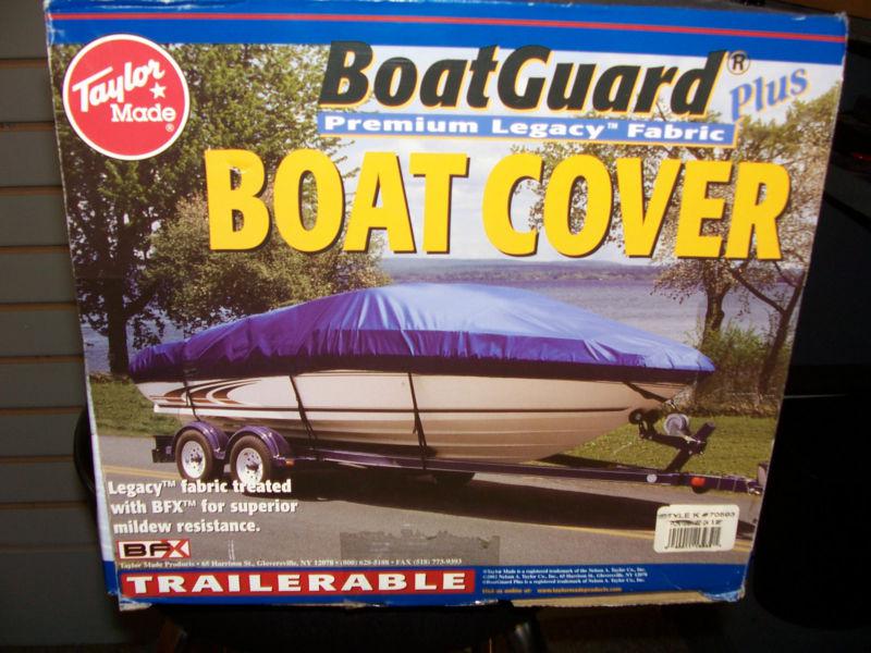 22'-24' pontoon boat cover: taylor made blue