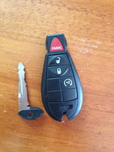 08-12 oem dodge ram remote keyless entry  smartkey  j2b-r