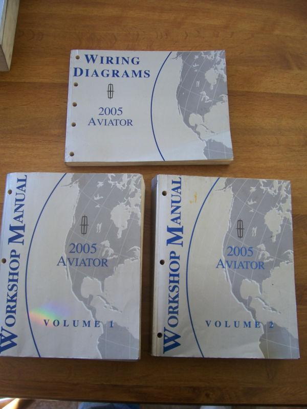 2005 ford aviator factory shop repair manual 2 volume set! plus wiring diagram