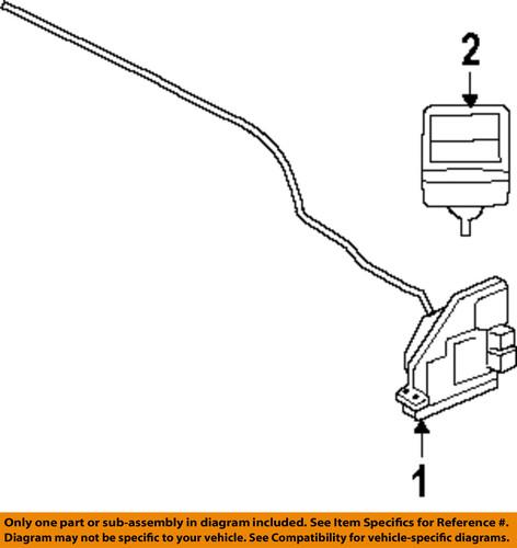 Ford oem 8s4z15k601a alarm system-remote control