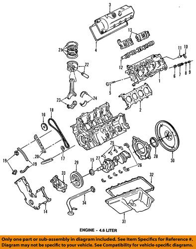 Ford oem f6az-6584-ba valve cover gasket/engine valve cover gasket