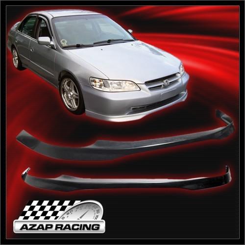 1998 99 2000 poly-urethane t-r front bumper lip spoiler for honda accord 4dr