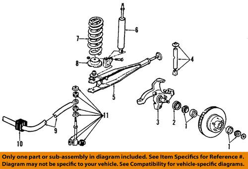 Ford oem 8a-1202- front wheel bearing/wheel race