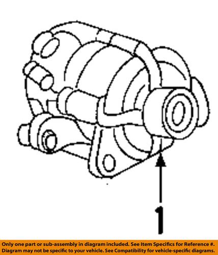 Ford oem 6s4z-10346-carm1 alternator/generator/alternator