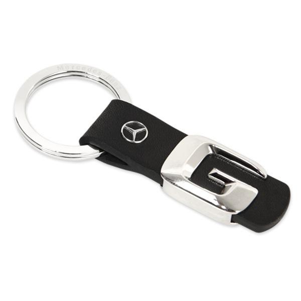 New genuine mercedes g-class leather key ring chain g500 g55 amg g550
