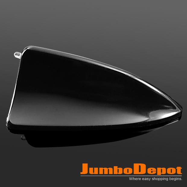 Black shark fin style roof top mount aerial antenna base decor universal hot new