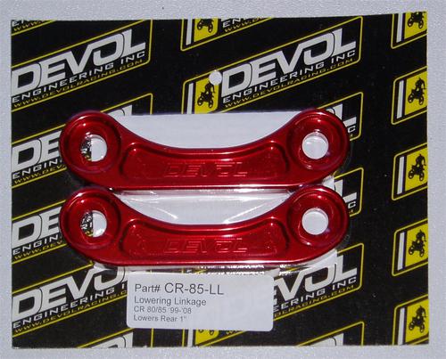 Devol suspension lowering linkage - honda cr 80 85 99-07 --cr-85-ll