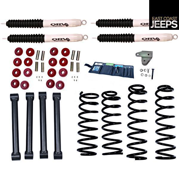 18415.75 rugged ridge 3-inch lift kit with shocks, 93-98 jeep zj grand