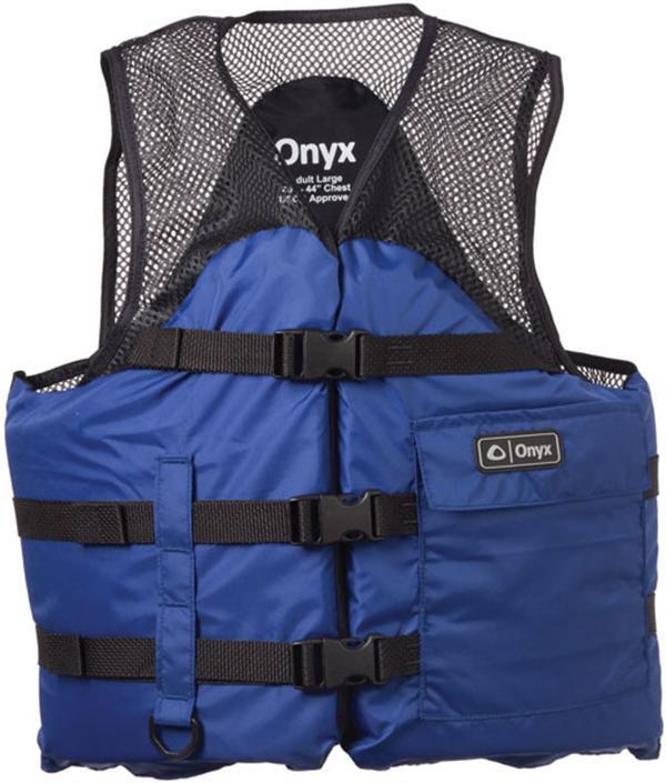 Full throttlemedium blue mesh fishing vest 9373-0062