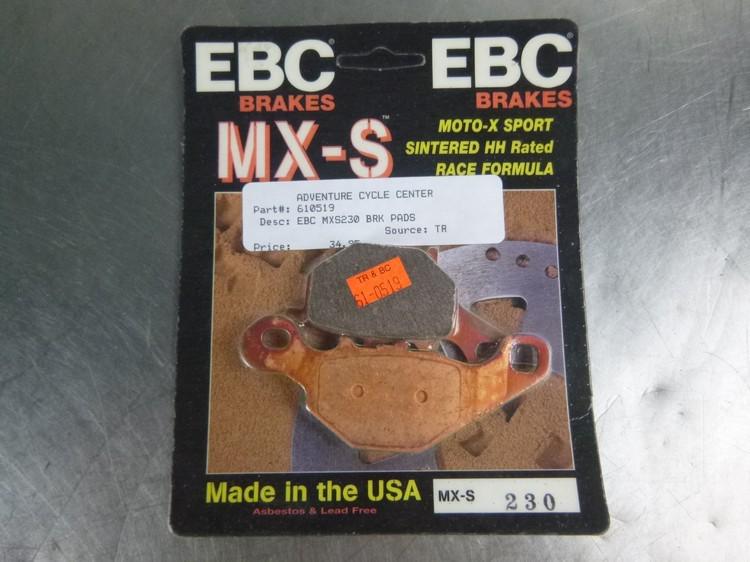 Ebc motorcycle brake pad ebc mx-s230 new